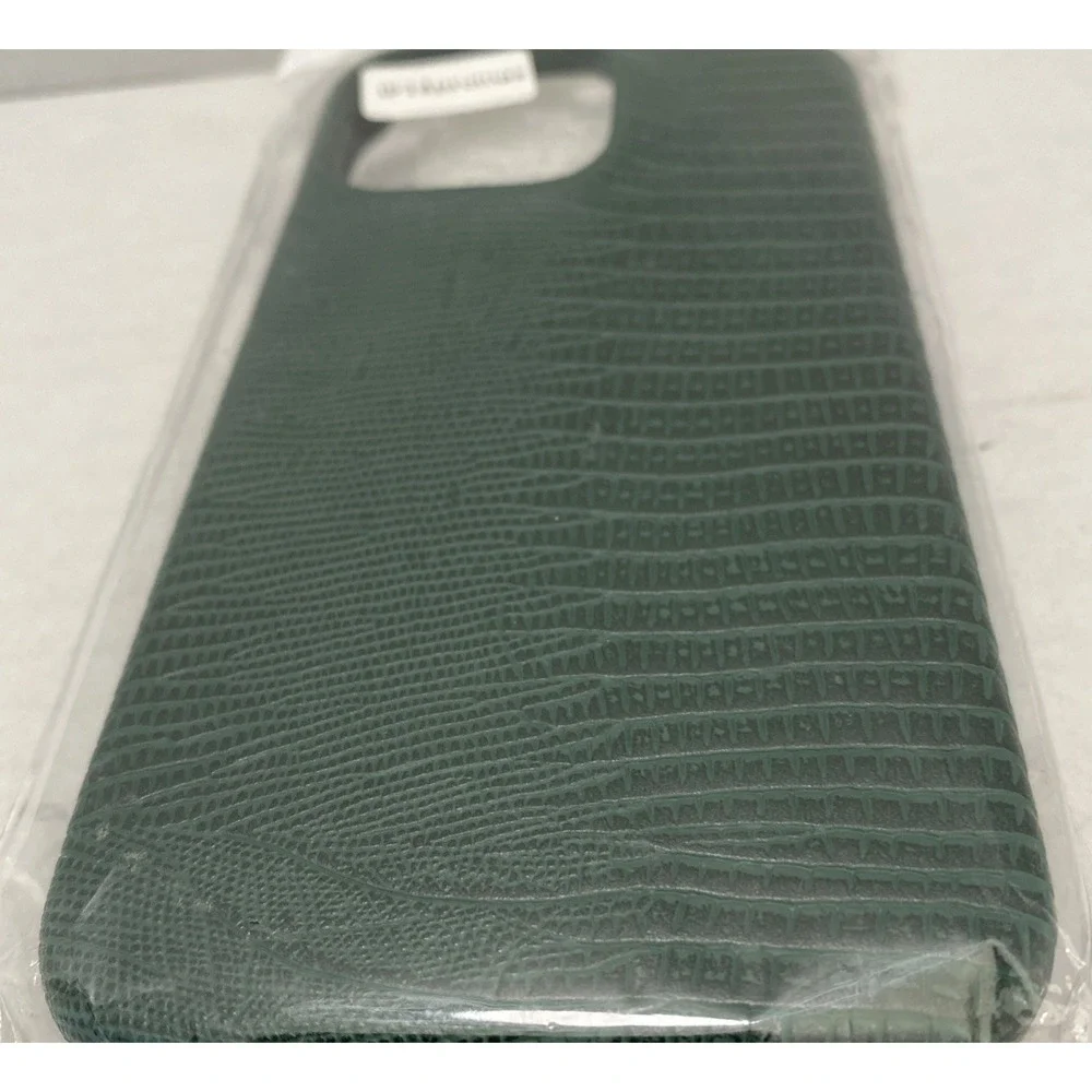 iPhone 14 Pro Max Phone Case Green Reptile Skin Appearance New‎